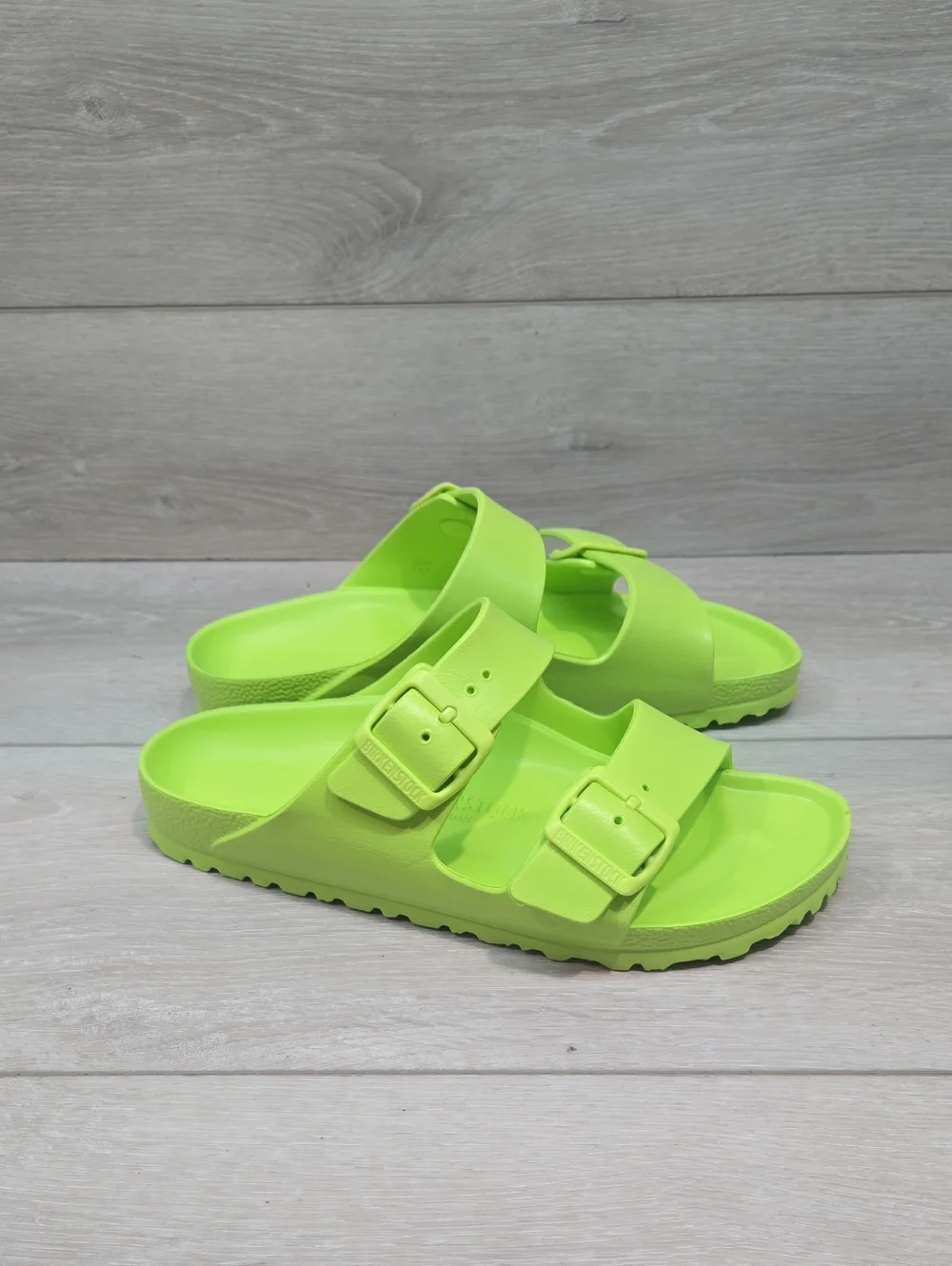 NWOT Birkenstock Women Arizona EVA Sandals Shoes Sz 38/7 Narrow
